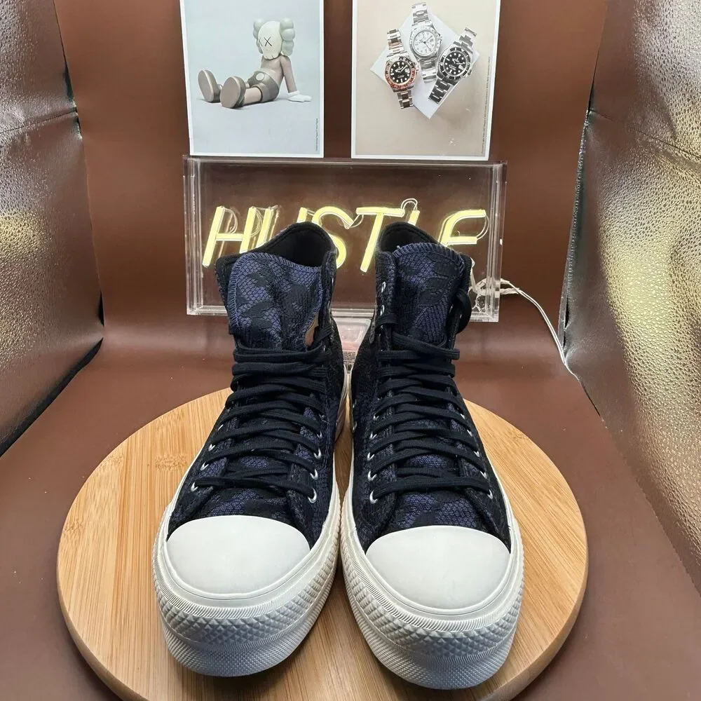Converse CTAS Hi Platform Womens Shoes Embroidered Floral Size 9.5